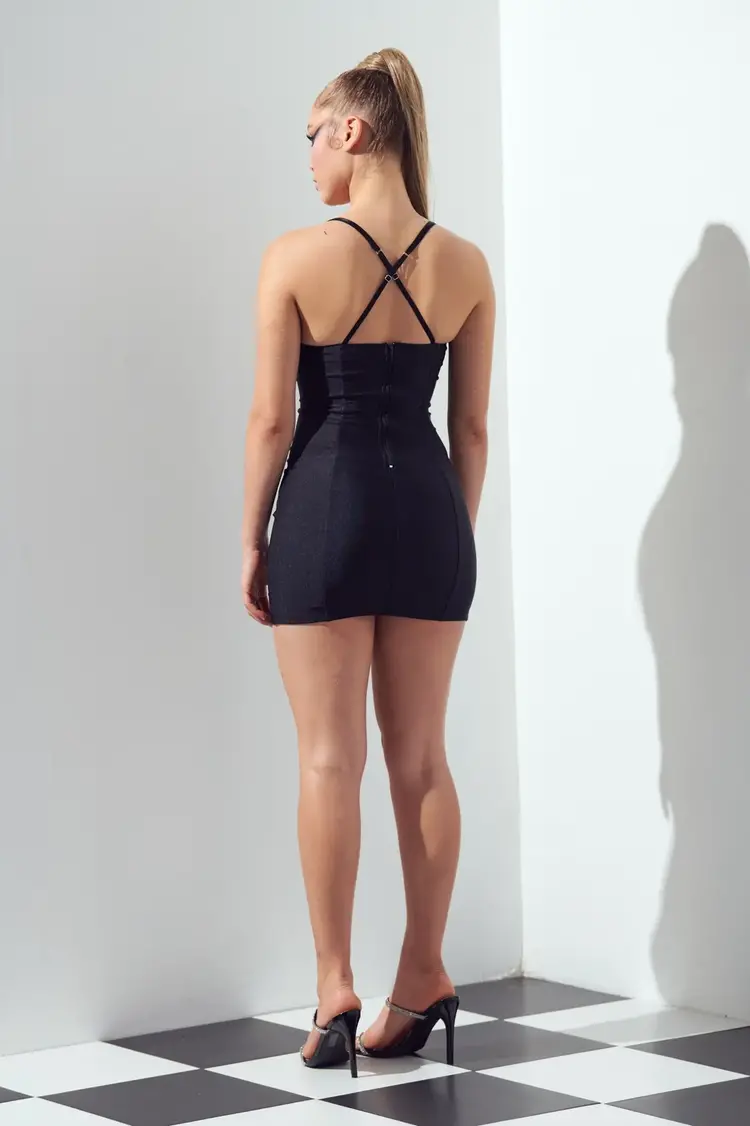 Spandex Dress-Black