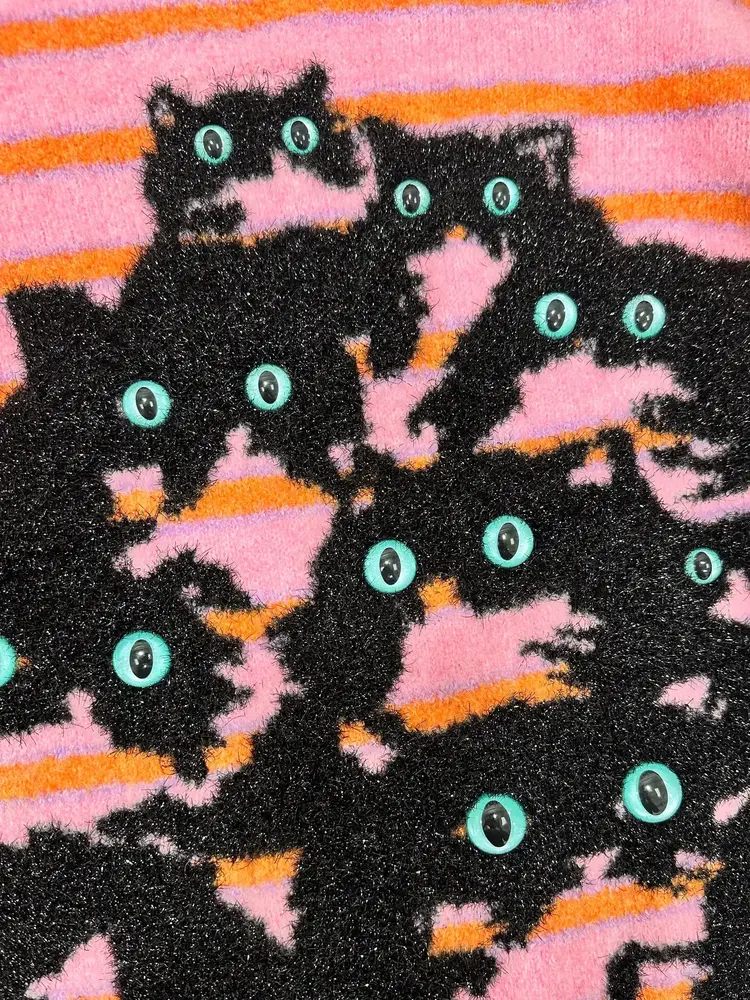 Striped Kitty Sweater