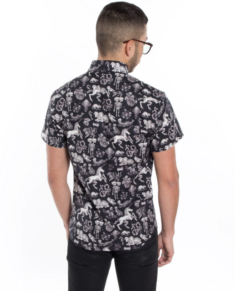Short Sleeve Freak of Nature Shirt Monochrome