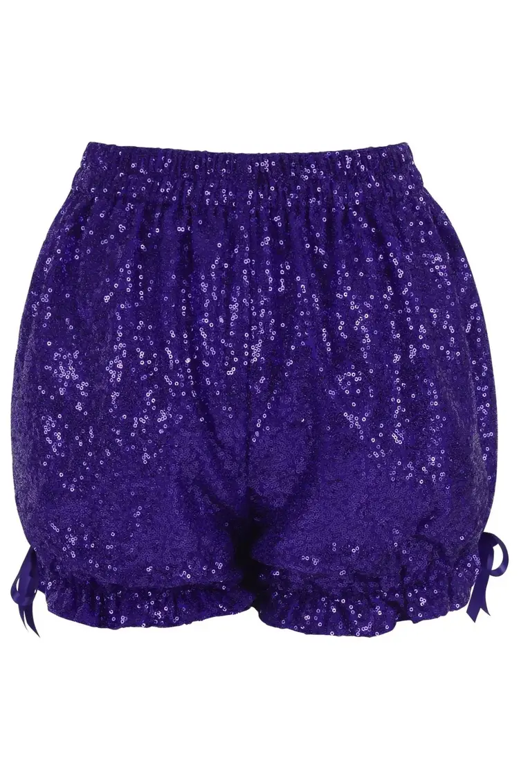 Purple Sequin Bloomers-Regular