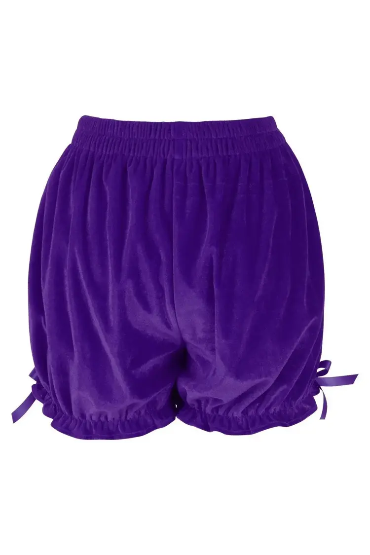 Purple Velvet Bloomers-Regular