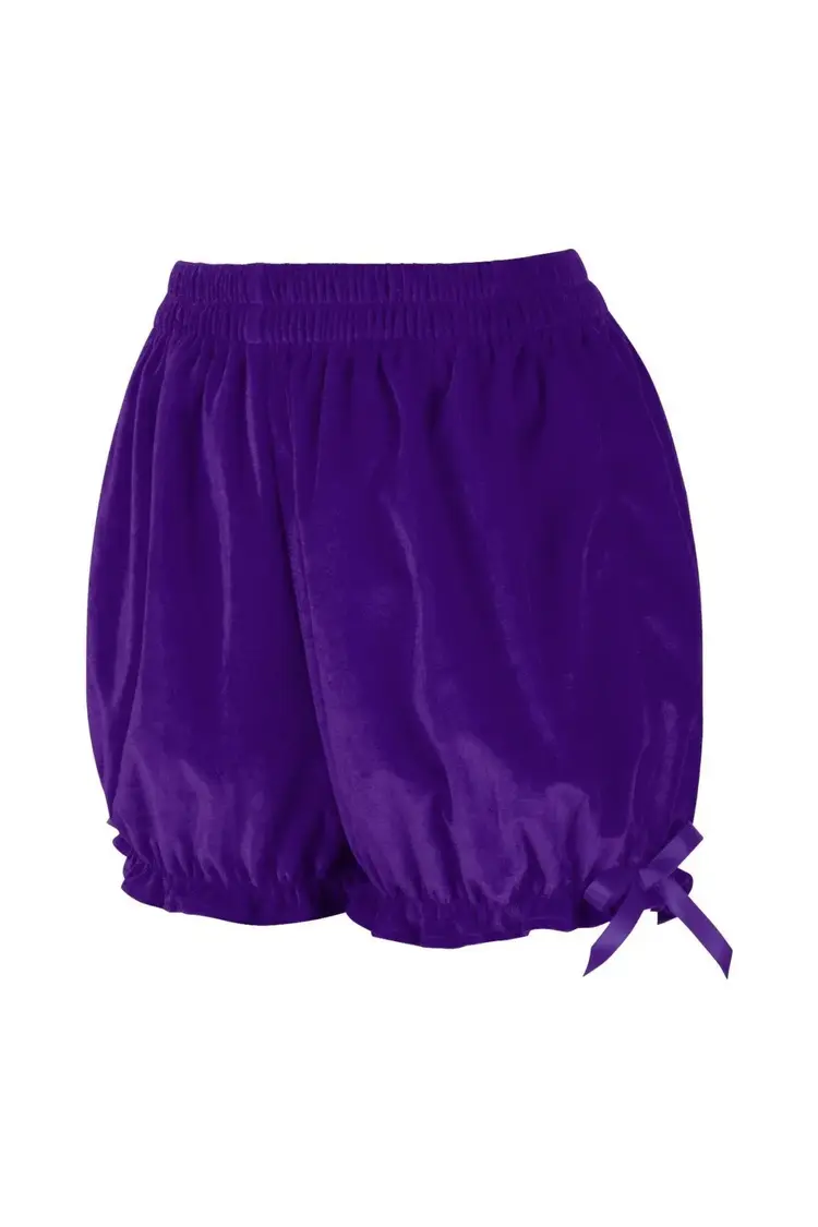 Purple Velvet Bloomers-Regular