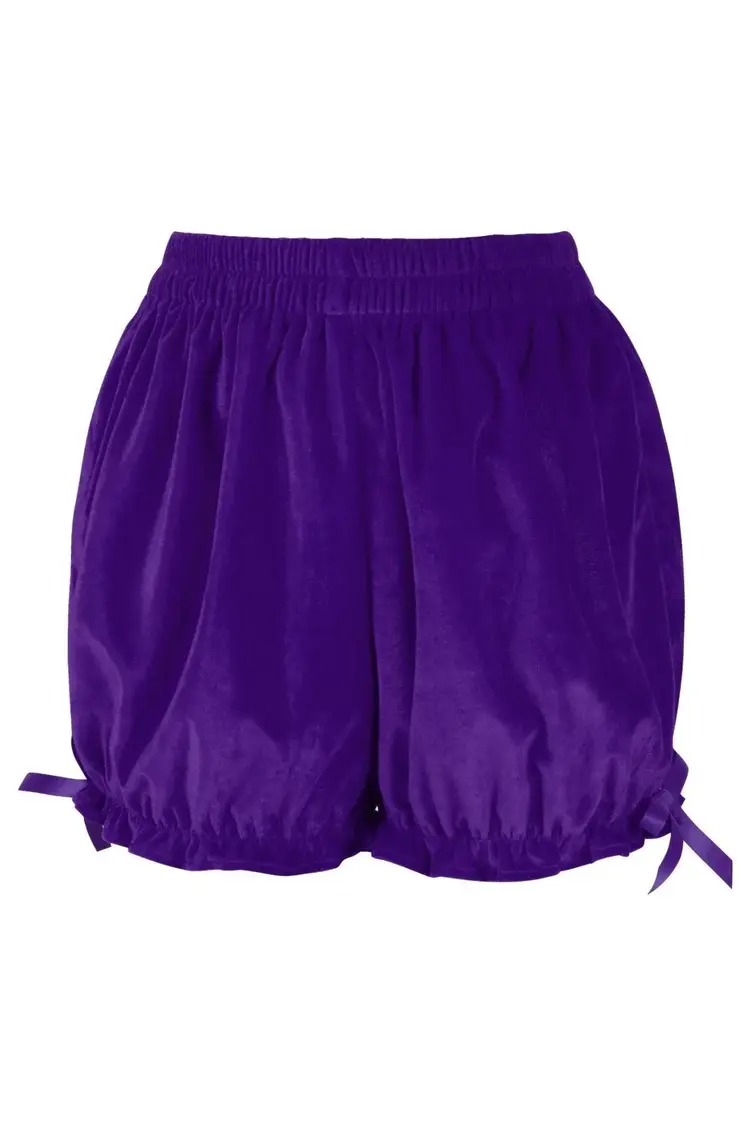 Purple Velvet Bloomers-Regular