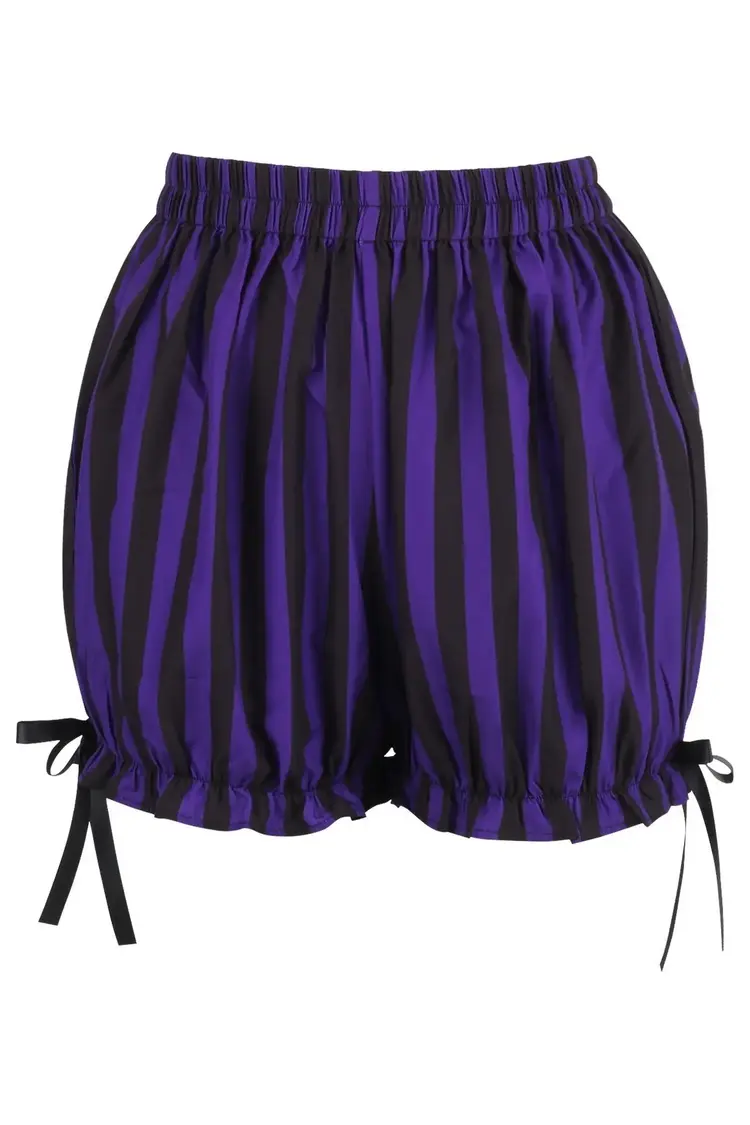 Purple/Black Striped Bloomers-Regular