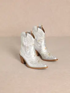 Miracle miles Corral Boots-Silver