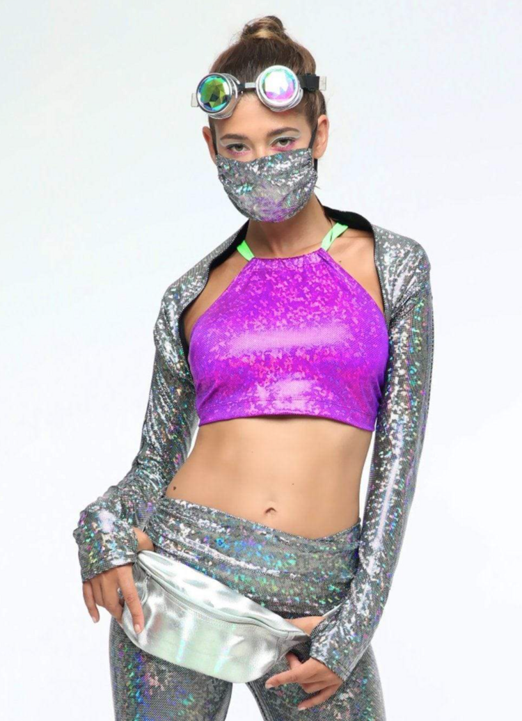 Holographic Shrug Gold Rush