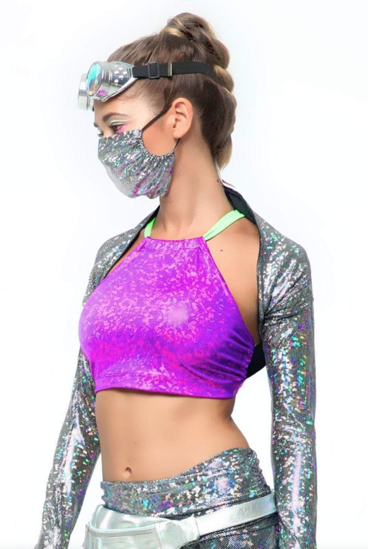 Holographic Shrug Gold Rush