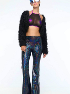 Women's Holographic Flares Gold Rush