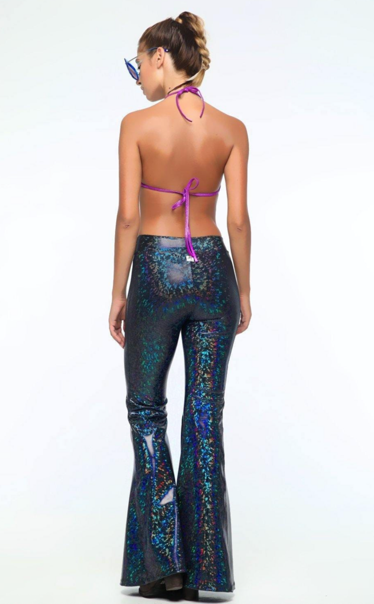 Women's Holographic Flares Gold Rush