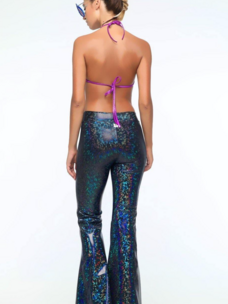 Women's Holographic Flares Up In Smoke