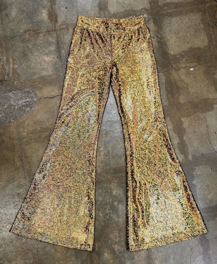 Men's Holographic Flares Gold Rush