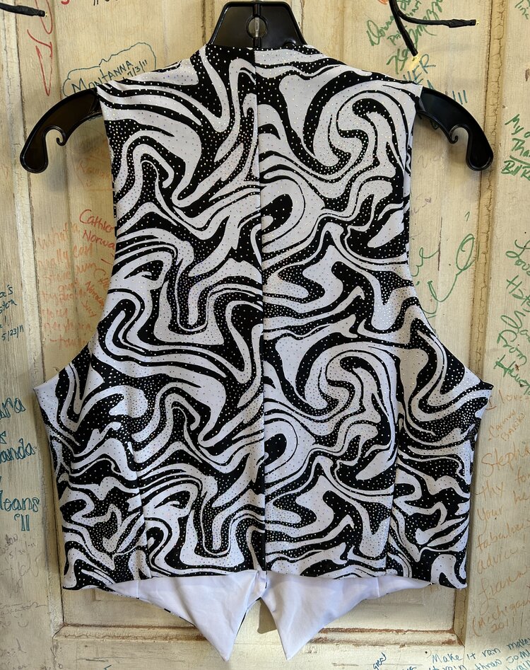 Mens Holographic Dancing Vest Up In Smoke