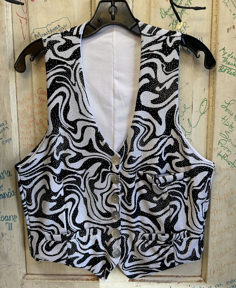 Mens Holographic Dancing Vest Up In Smoke