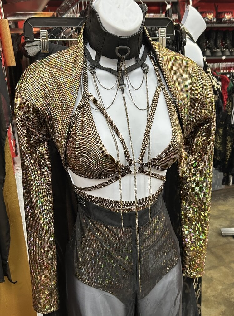 Holographic Shrug Gold Rush