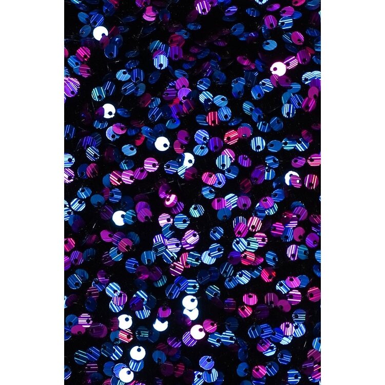 Disco Velvet Sequin Jumpsuit Multi Color