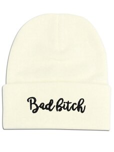 Bad Bitch Beanie White