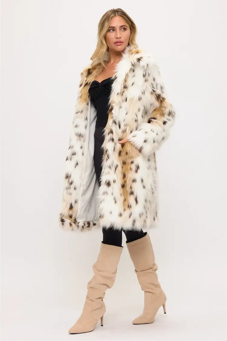 Leopard Frost Coat