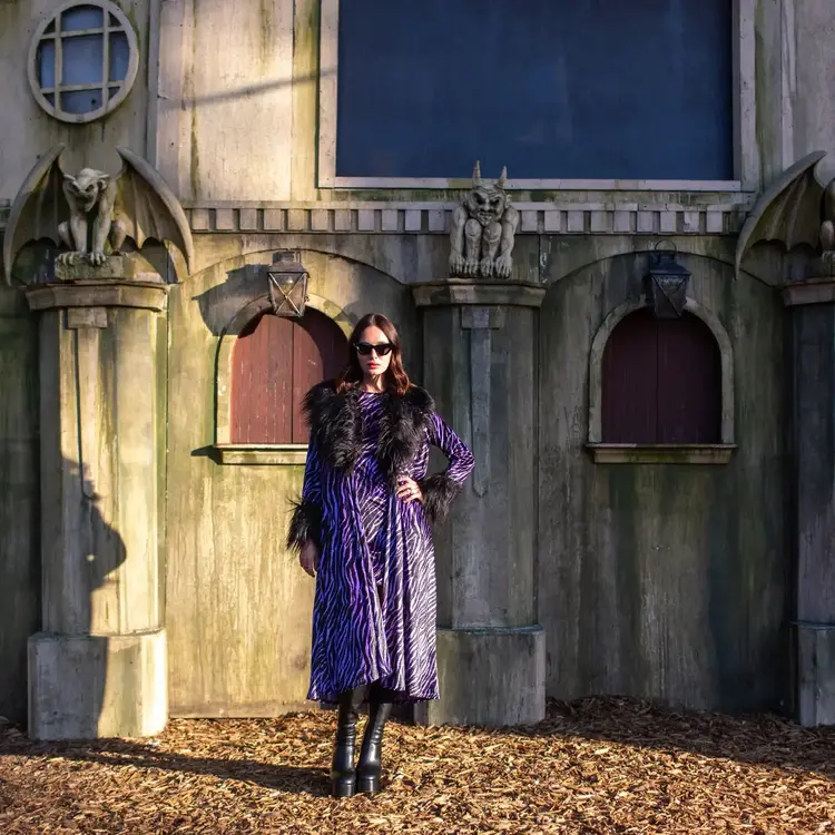 Penny Love Purple Haze Faux Fur Jacket