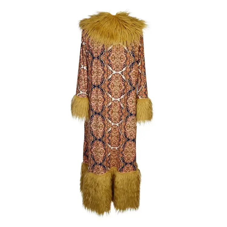 Penny Deluxe Byzantium Faux Fur Jacket