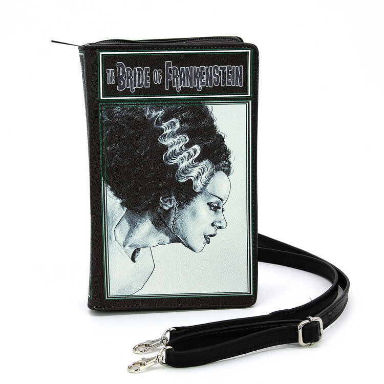 Bride of Frankenstein Book Clutch Bag in Vinyl