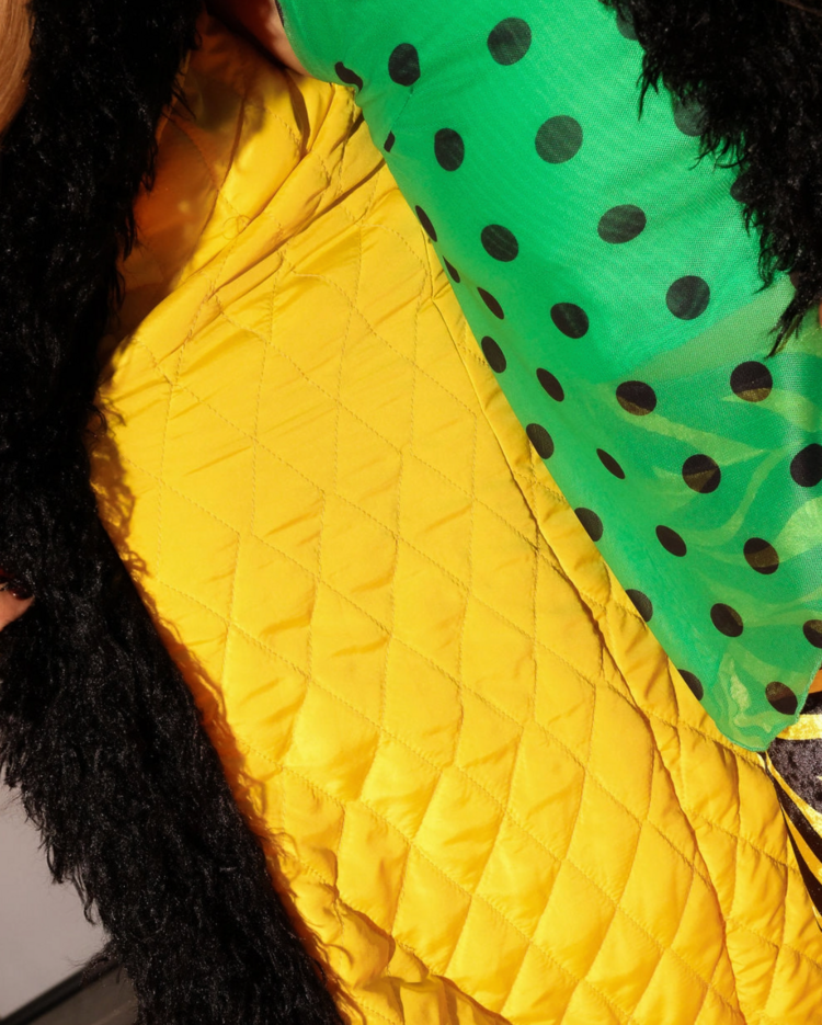 Leopard Print Faux Fur Trim Coat