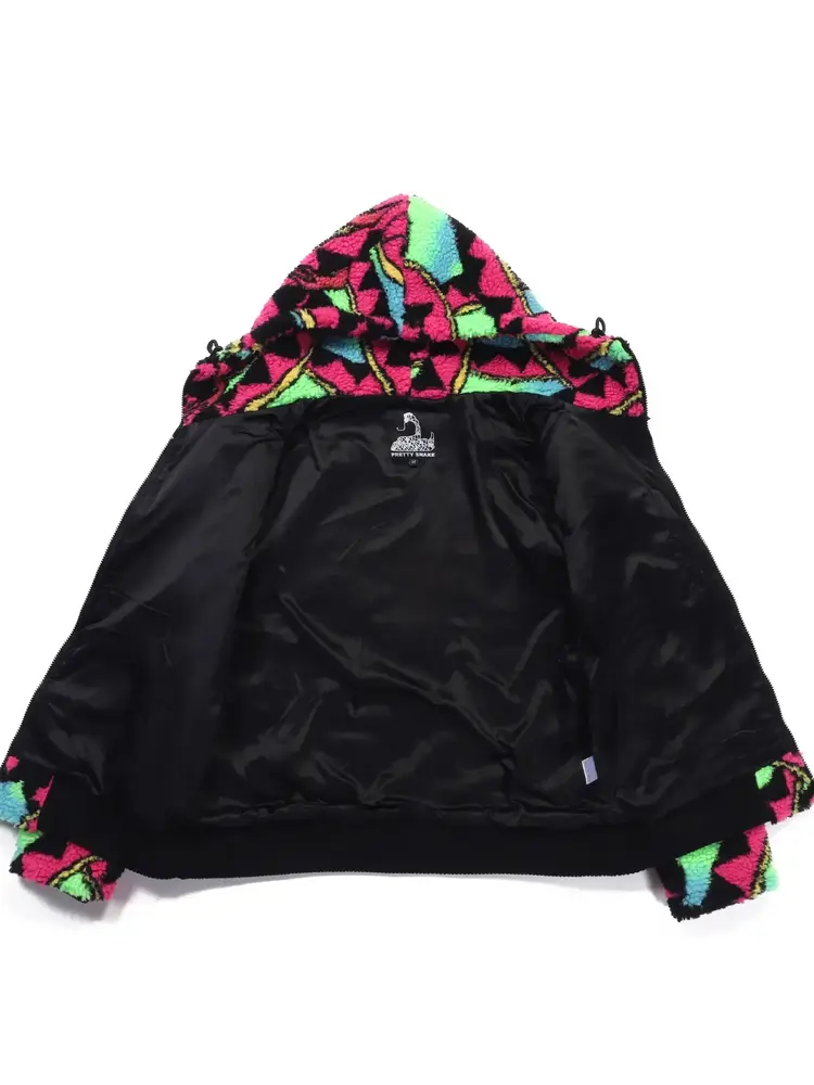 Running Man Sherpa Jacket Multicolor