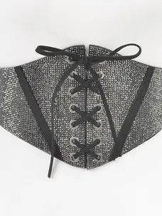 Rhinestone Waist Cincher