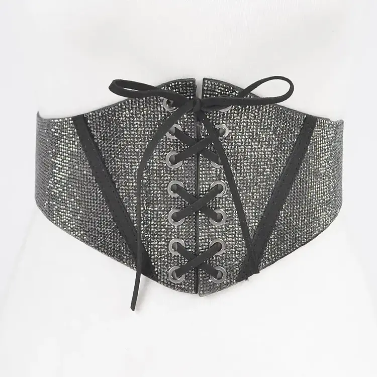 Rhinestone Waist Cincher