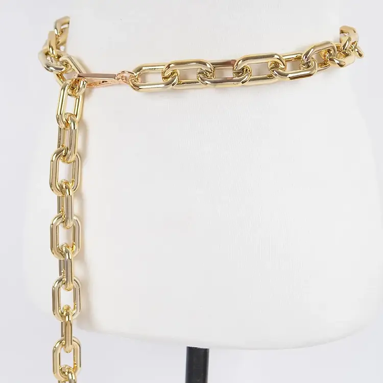 Oversized Chain Belt Gold