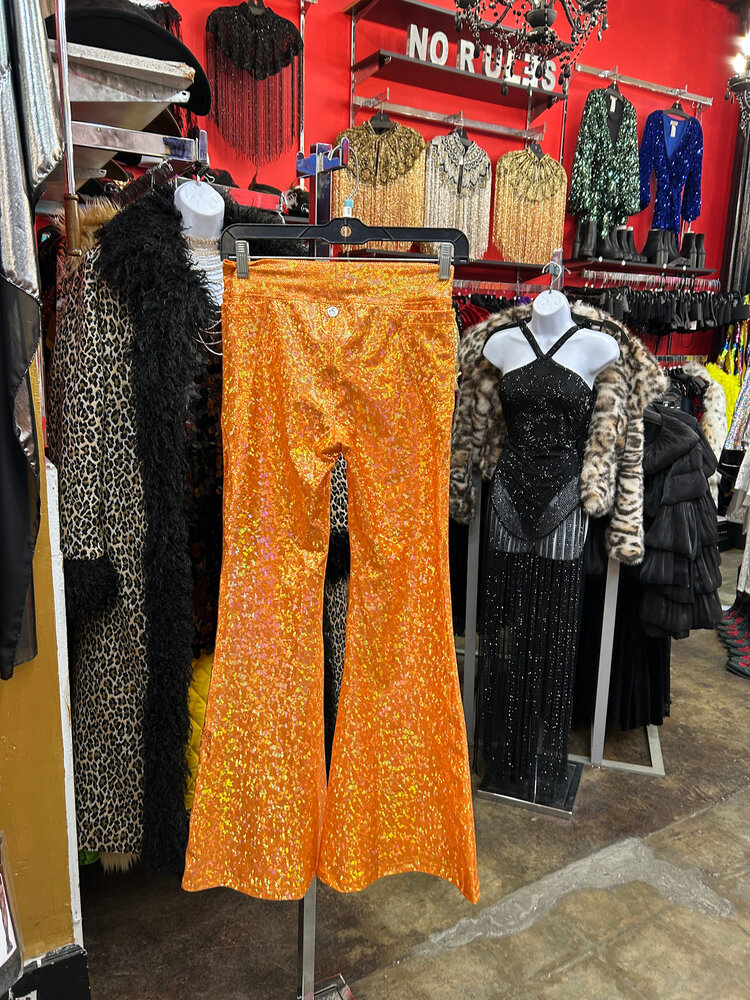 Men's Holographic Flares 32" Orange Crush