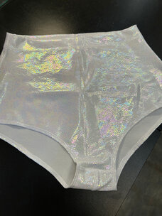 Holographic Hot Pants Lunar Aurora