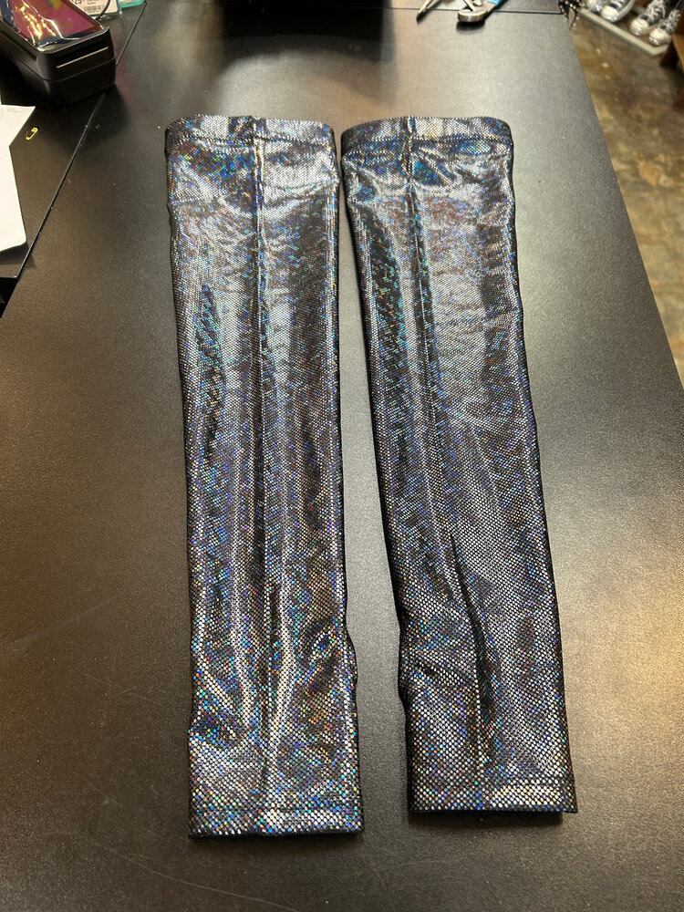 Holographic Long Socks Midnight Inferno