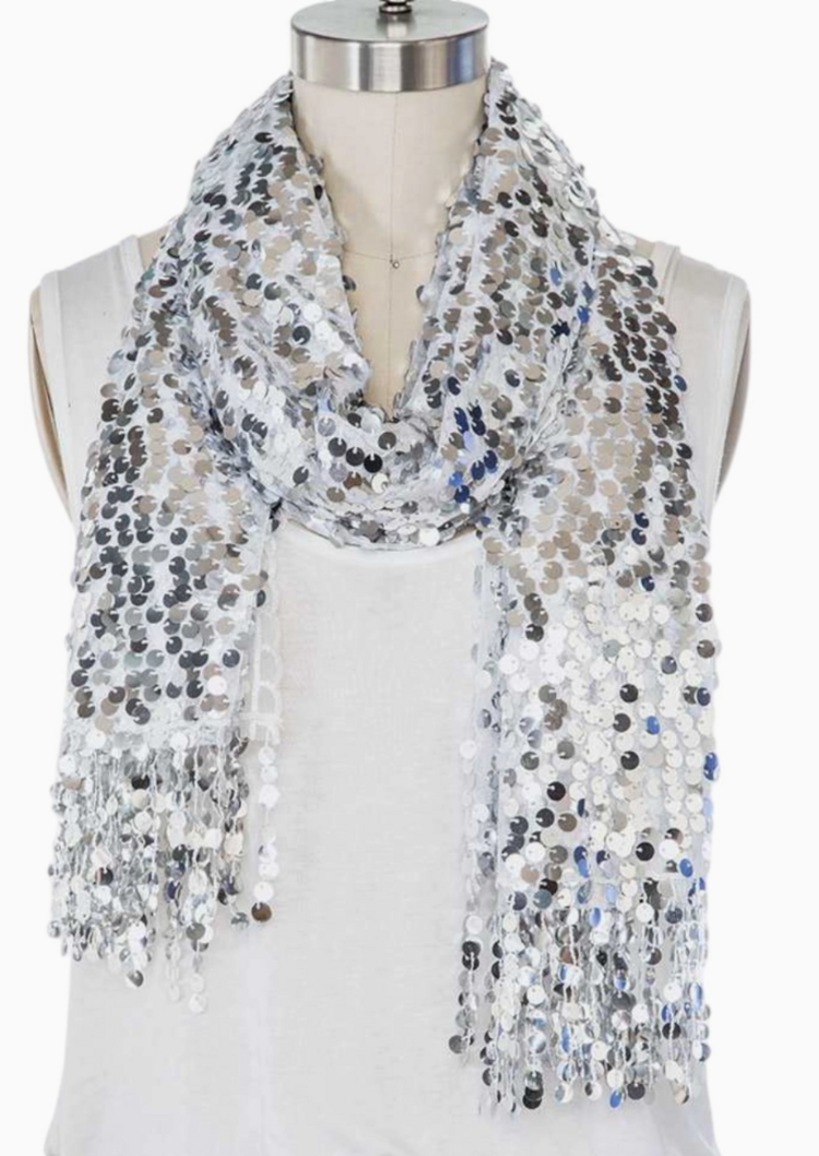 Sequin Shawl Scarf