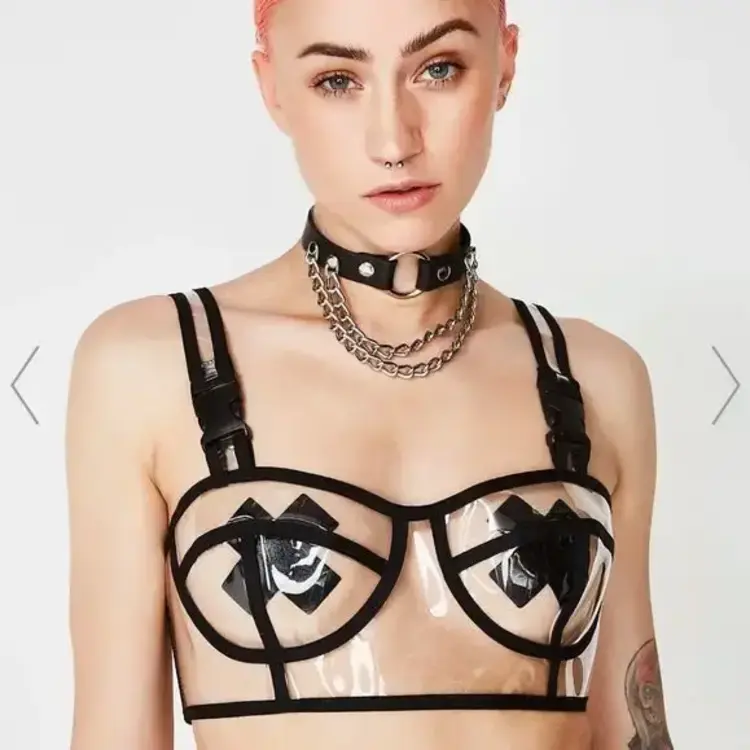 Hanging Chian Ring Choker