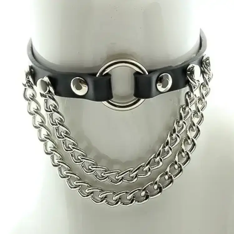 Hanging Chian Ring Choker