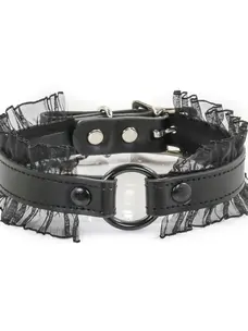 O- Ring Lace Wrapped Choker