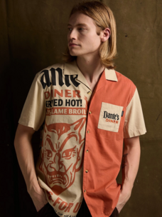 Dante's Diner Button Up Shirt