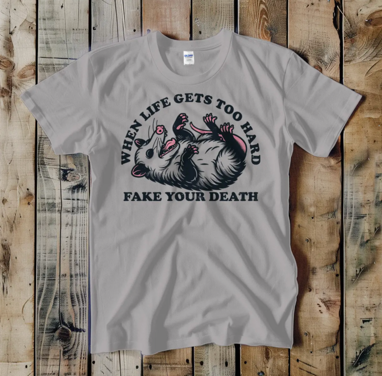 Fake Your Death Opossum Tee