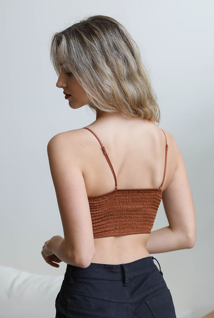 Vintage-Inspired Crochet Lace Overlay Bralette