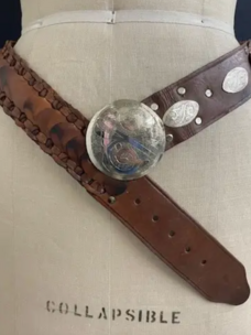 Braided Leather Belt