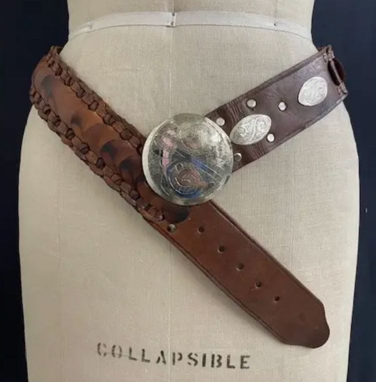 Braided Leather Belt