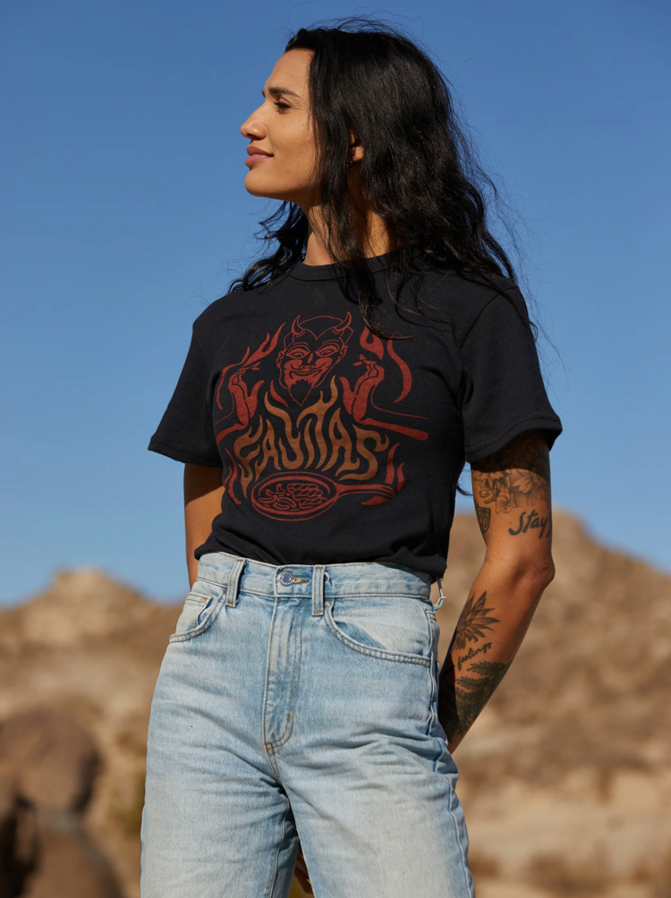 Fajitas Tee Black