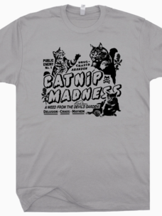 Shirtmandude Co Catnip Madness Tee Grey