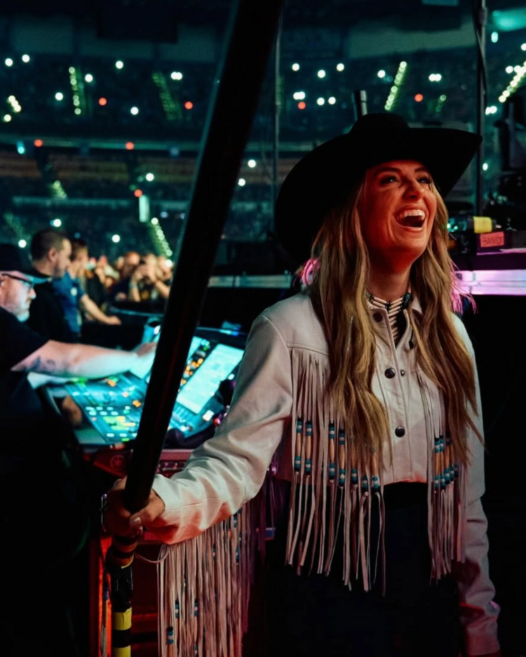 Rodeo Nights Leather Fringe Jacket Black