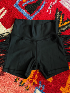 Fringe Shorts Black