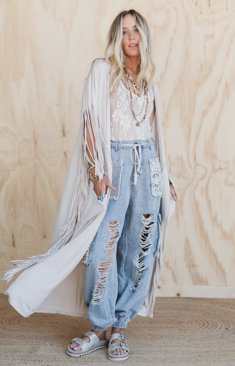 Fringe Maxi Vest