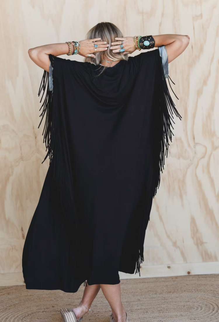 Fringe Maxi Vest