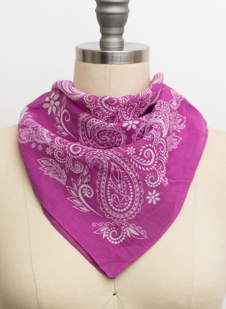 Paisley Floral Bandana