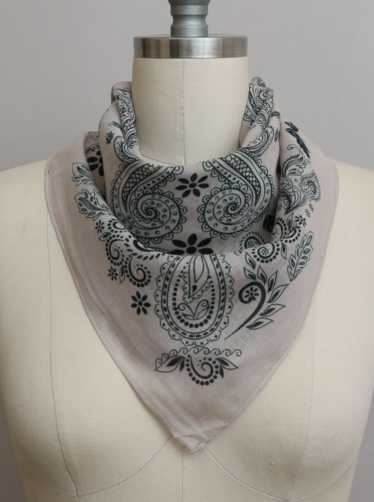 Paisley Floral Bandana