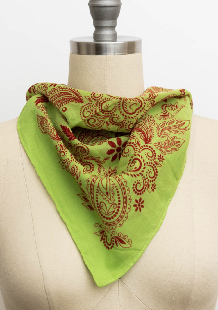 Paisley Floral Bandana